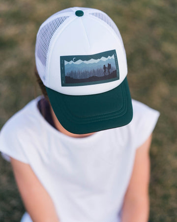 camping trucker hat